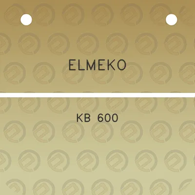 elmeko-kb-600