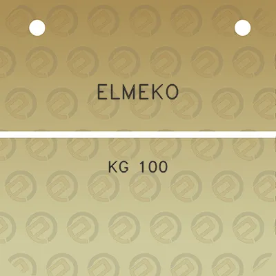 elmeko-kg-100