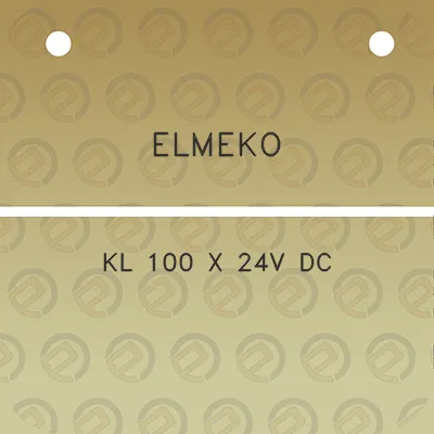 elmeko-kl-100-x-24v-dc