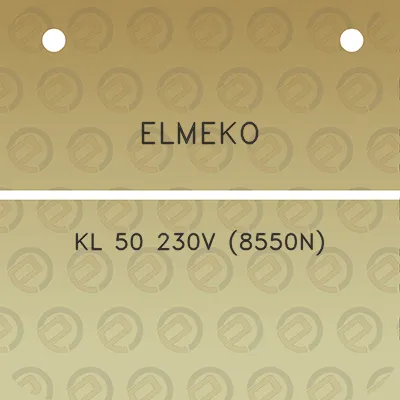 elmeko-kl-50-230v-8550n