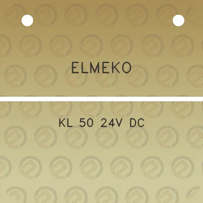 elmeko-kl-50-24v-dc