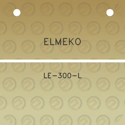 elmeko-le-300-l