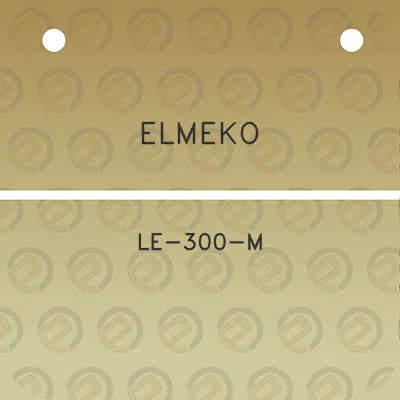 elmeko-le-300-m