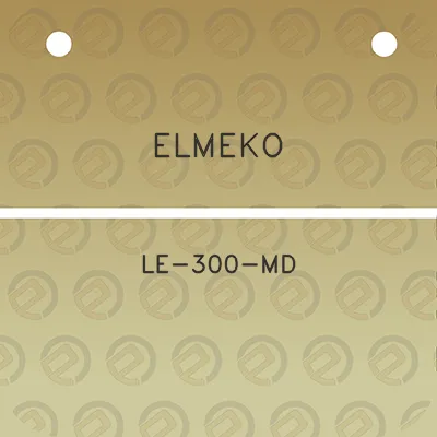 elmeko-le-300-md