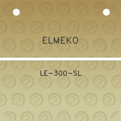 elmeko-le-300-sl