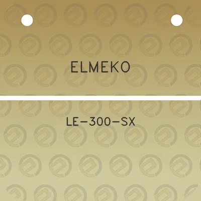 elmeko-le-300-sx