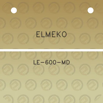 elmeko-le-600-md