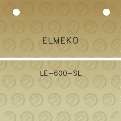 elmeko-le-600-sl