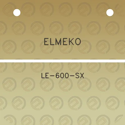 elmeko-le-600-sx