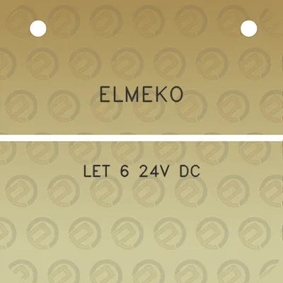 elmeko-let-6-24v-dc