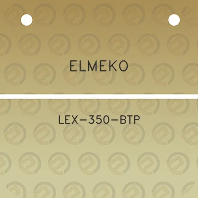 elmeko-lex-350-btp