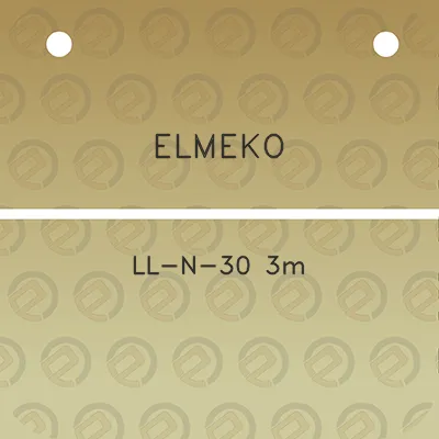 elmeko-ll-n-30-3m