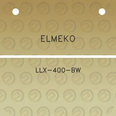 elmeko-llx-400-bw