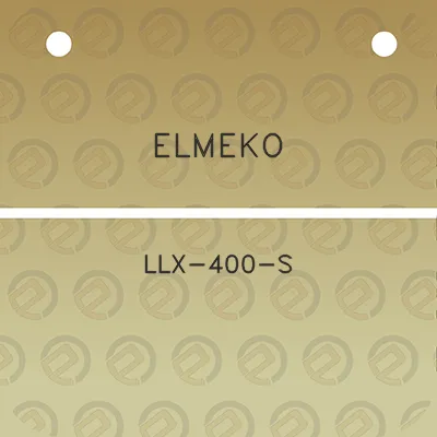 elmeko-llx-400-s