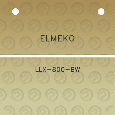 elmeko-llx-800-bw