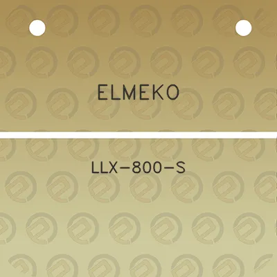 elmeko-llx-800-s