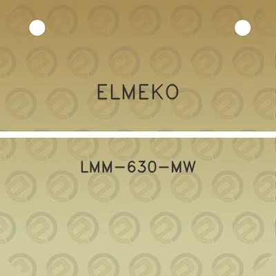 elmeko-lmm-630-mw