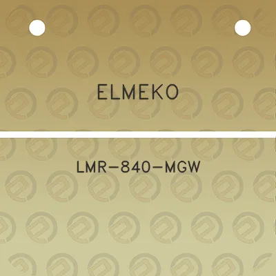 elmeko-lmr-840-mgw