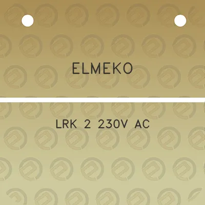 elmeko-lrk-2-230v-ac