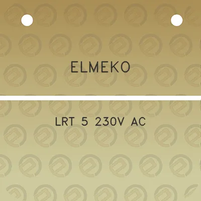 elmeko-lrt-5-230v-ac