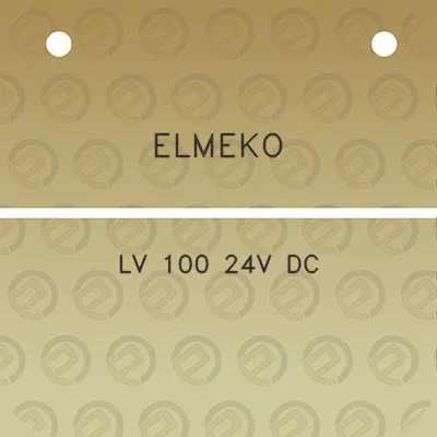 elmeko-lv-100-24v-dc