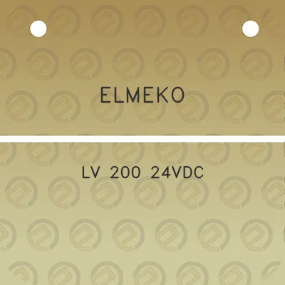 elmeko-lv-200-24vdc