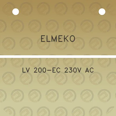 elmeko-lv-200-ec-230v-ac