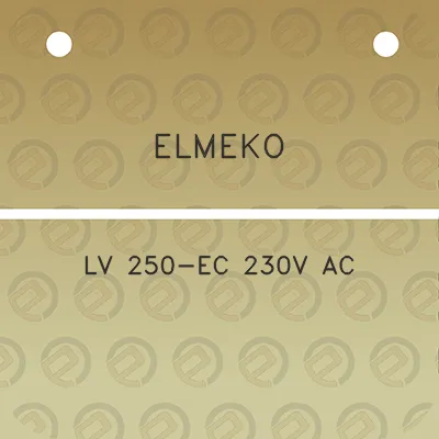 elmeko-lv-250-ec-230v-ac