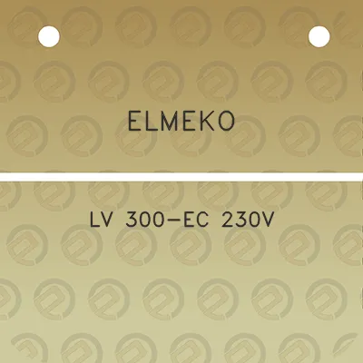 elmeko-lv-300-ec-230v