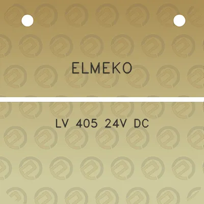 elmeko-lv-405-24v-dc