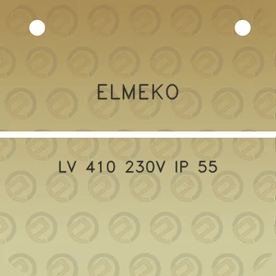 elmeko-lv-410-230v-ip-55