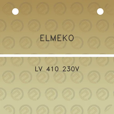 elmeko-lv-410-230v