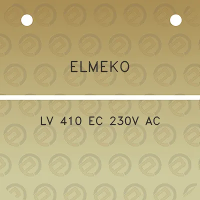 elmeko-lv-410-ec-230v-ac