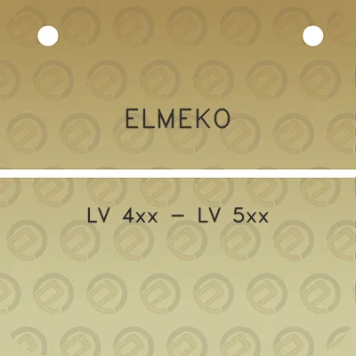 elmeko-lv-4xx-lv-5xx