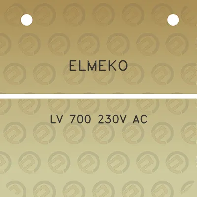 elmeko-lv-700-230v-ac