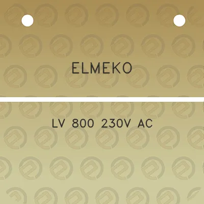 elmeko-lv-800-230v-ac