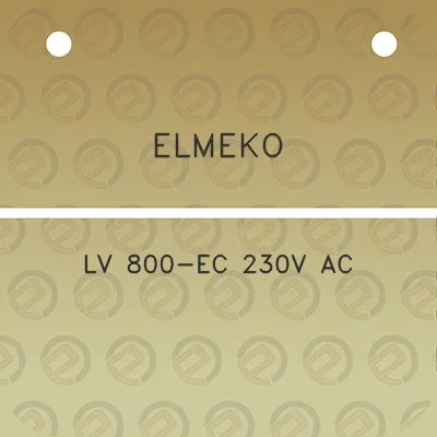 elmeko-lv-800-ec-230v-ac