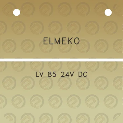 elmeko-lv-85-24v-dc