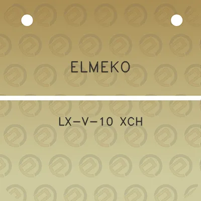 elmeko-lx-v-10-xch