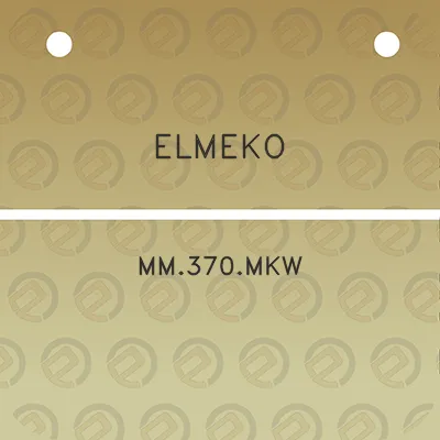 elmeko-mm370mkw