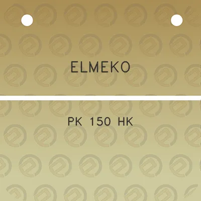 elmeko-pk-150-hk