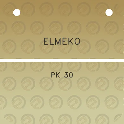 elmeko-pk-30