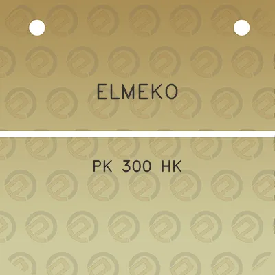 elmeko-pk-300-hk