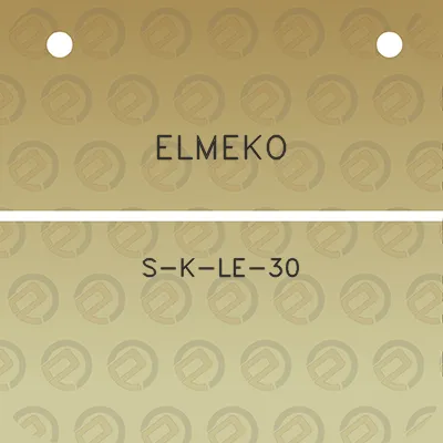 elmeko-s-k-le-30