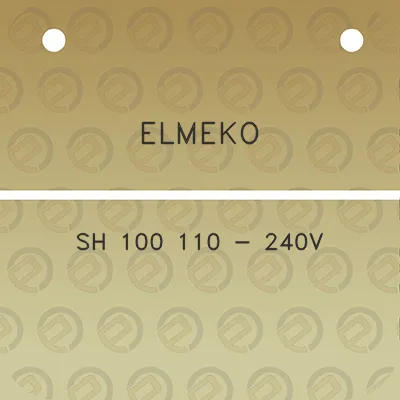 elmeko-sh-100-110-240v