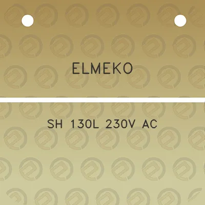 elmeko-sh-130l-230v-ac