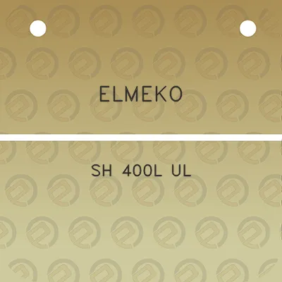 elmeko-sh-400l-ul