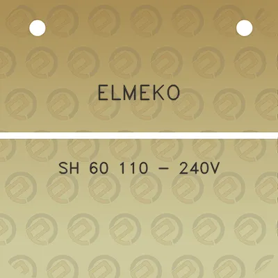 elmeko-sh-60-110-240v