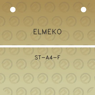 elmeko-st-a4-f