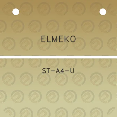 elmeko-st-a4-u